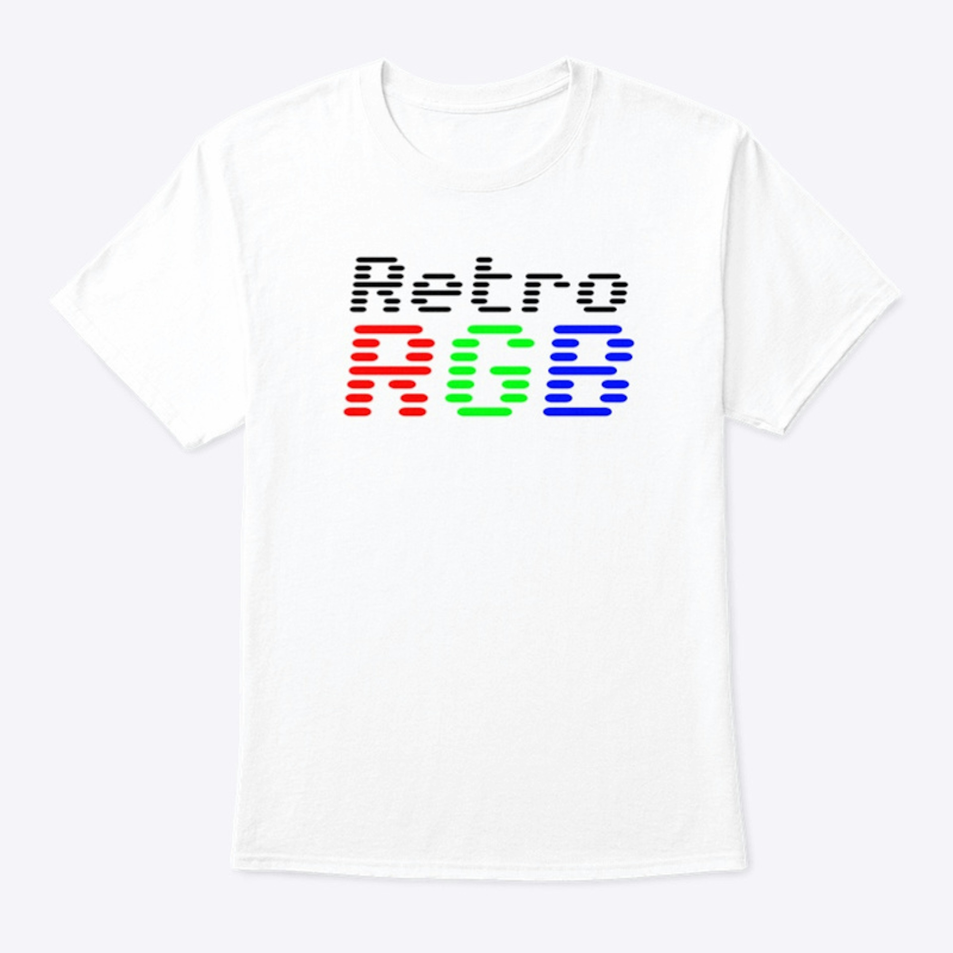 RetroRGB Scan Line Logo (Black Letters)